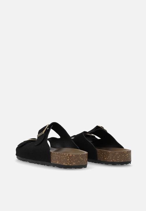 Pop Candy - Double buckle slides - black