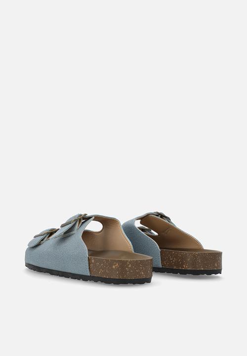 Pop Candy - Double buckle slides - blue