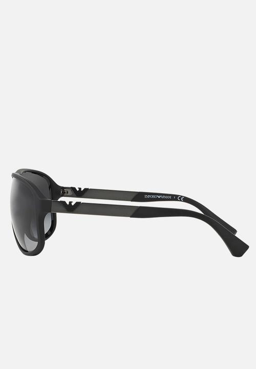 Emporio Armani - Emporio Armani 0ea2134 58 modern sunglasses - matte blue/gunmetal