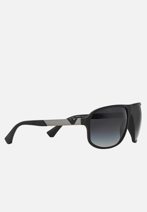 Emporio Armani - Emporio Armani 0ea2134 58 modern sunglasses - matte blue/gunmetal