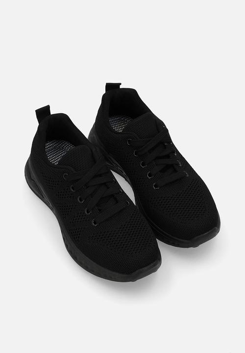 Pop Candy - Lace up sneakers - black