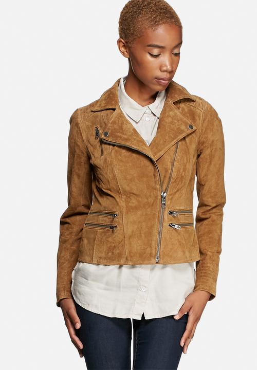 ONLY - Justine Suede Biker Jacket
