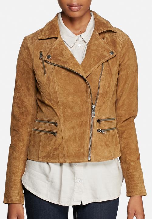 ONLY - Justine Suede Biker Jacket