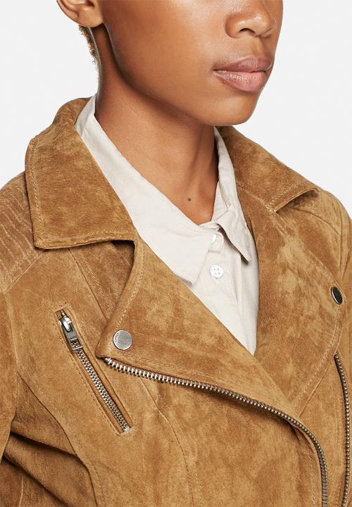 ONLY - Justine Suede Biker Jacket