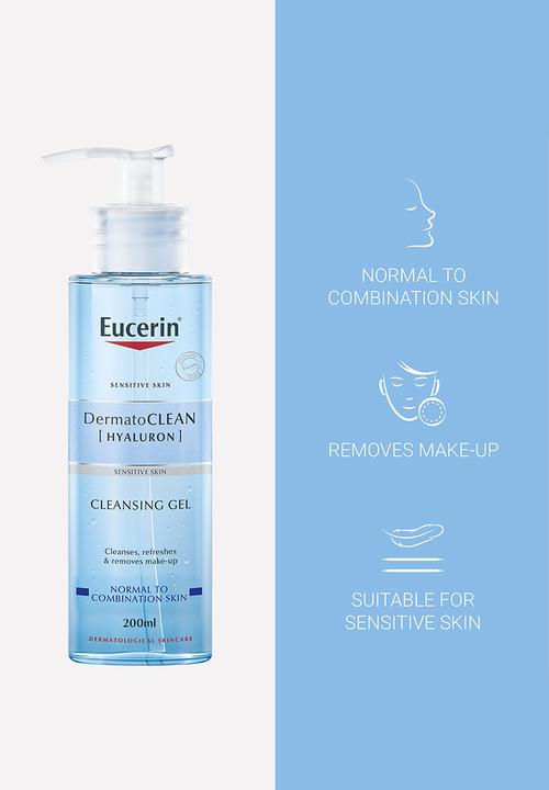 Eucerin - DermatoClean Face Cleansing Gel, for Sensitive Skin, 200ml