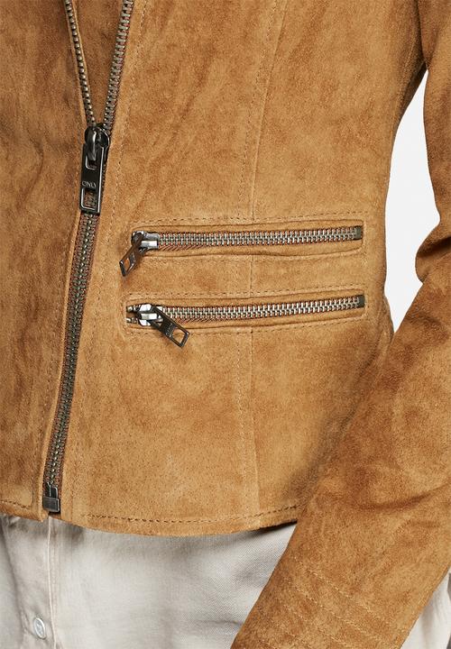 ONLY - Justine Suede Biker Jacket