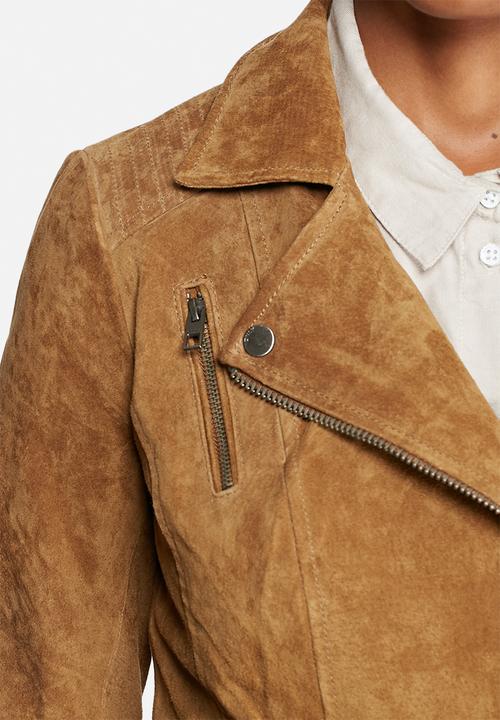 ONLY - Justine Suede Biker Jacket