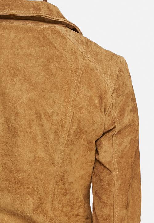 ONLY - Justine Suede Biker Jacket