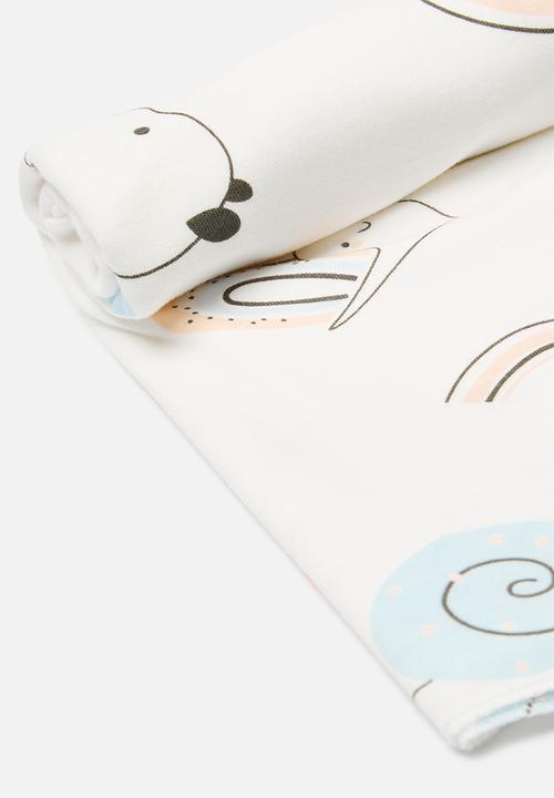 Pop Candy - Printed blanket - white