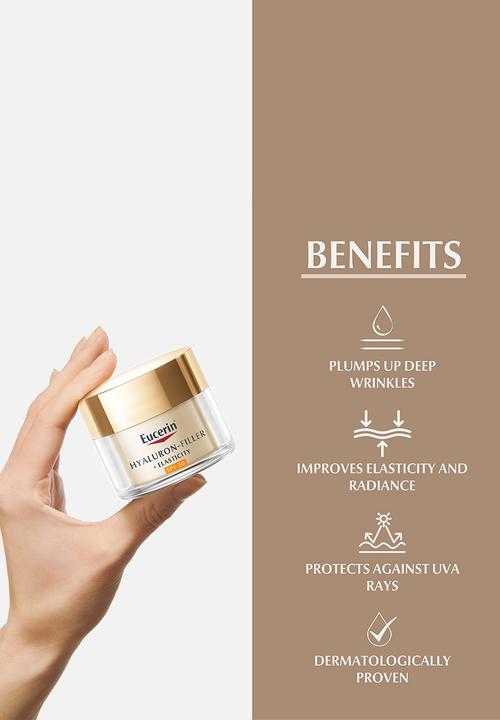 Eucerin - Hyaluron Filler + Elasticity Anti-Age Face Day Cream, SPF30, 50ml