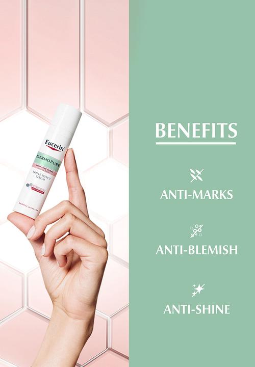 Eucerin - DermoPurifyer Triple Effect Face Serum, Post-Acne Marks, 40ml