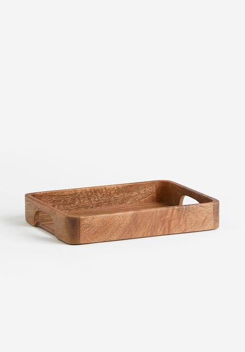 H&M - Wooden breakfast tray - brown
