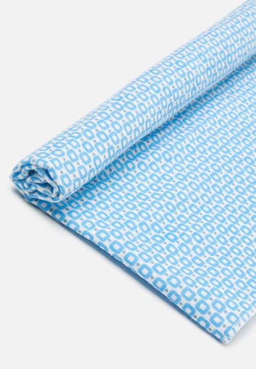 Pop Candy - 4 Pack printed blankets - blue
