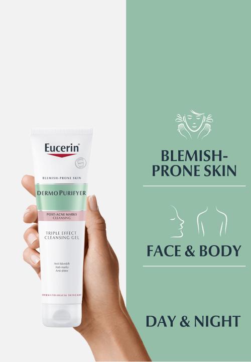 Eucerin - DermoPurifyer Triple Effect Face Cleansing Gel, 150ml