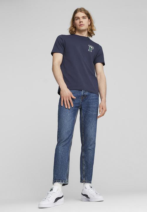 PUMA - Puma squad graphic tee m - puma navy