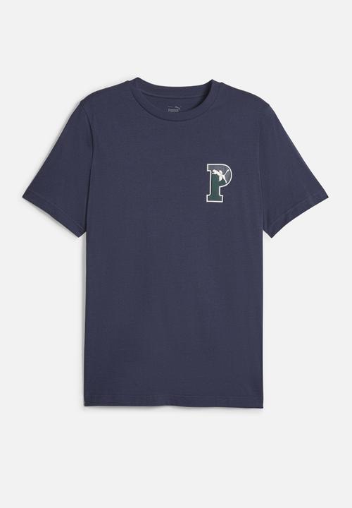 PUMA - Puma squad graphic tee m - puma navy