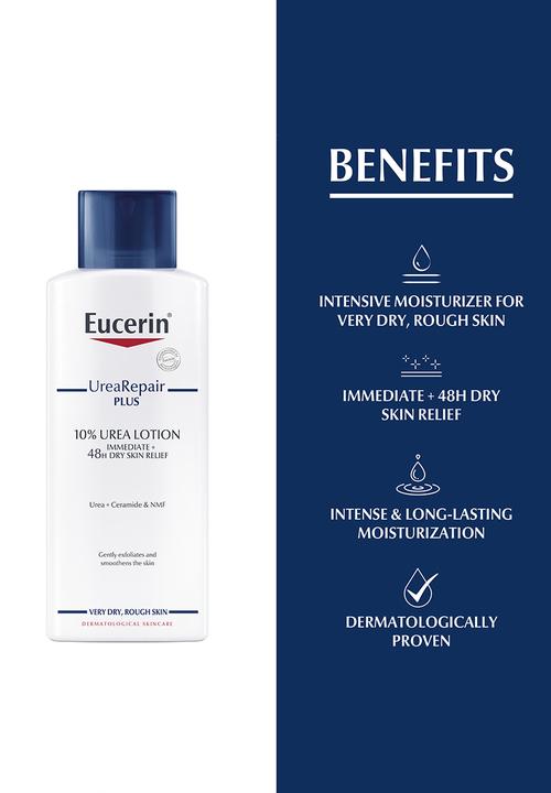 Eucerin - UreaRepair Plus 10% Urea Body Lotion, for Very Dry Skin, 250ml