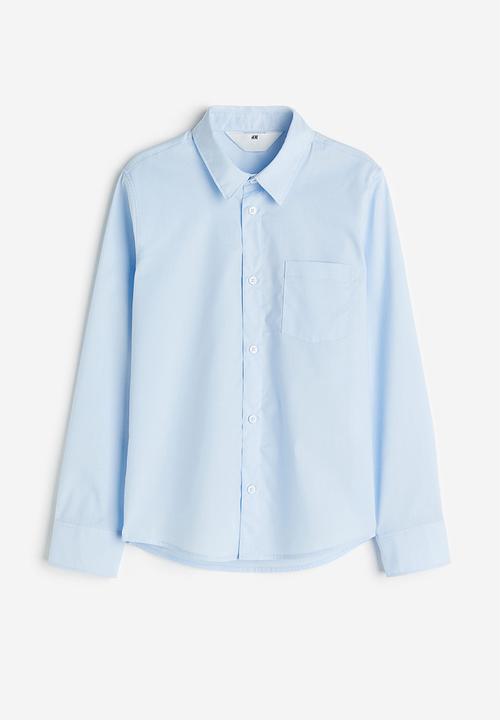 H&M - Easy-iron shirt - light blue