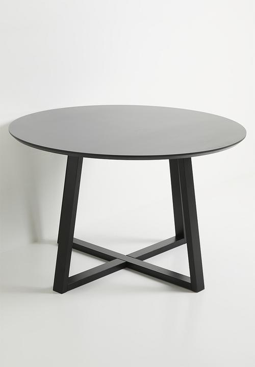 Sixth Floor - Malika dining table - black