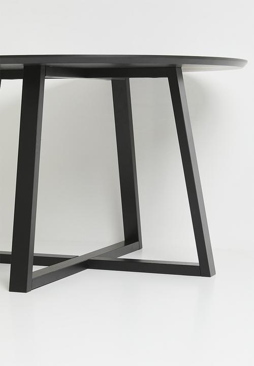 Sixth Floor - Malika dining table - black