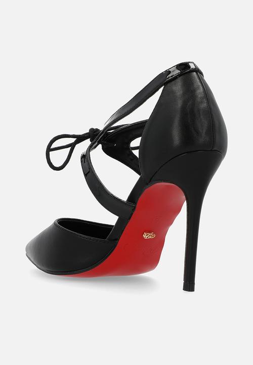 Miss Black - Lola 28 ankle strap - black