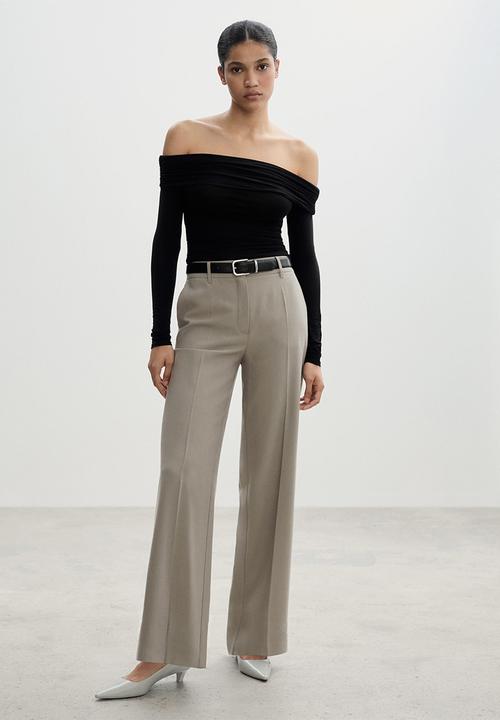 MANGO - Trousers Carlos - Grey