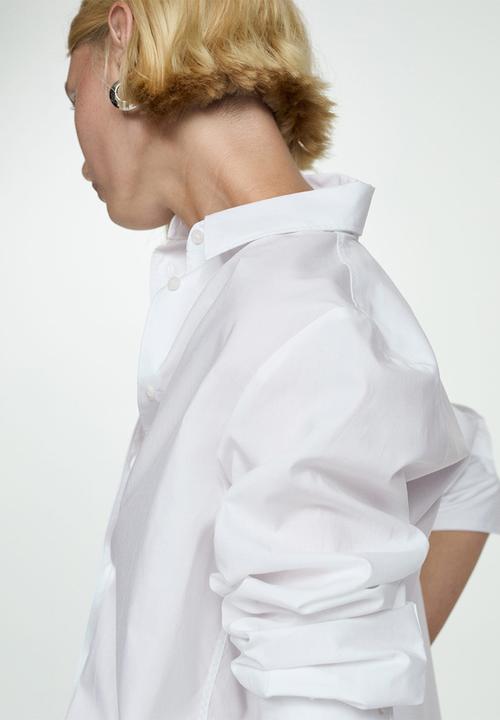 MANGO - Shirt Regu - Natural