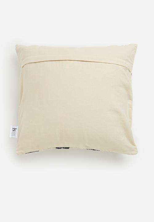 Sixth Floor - Dicy tufted cushion cover - Blue