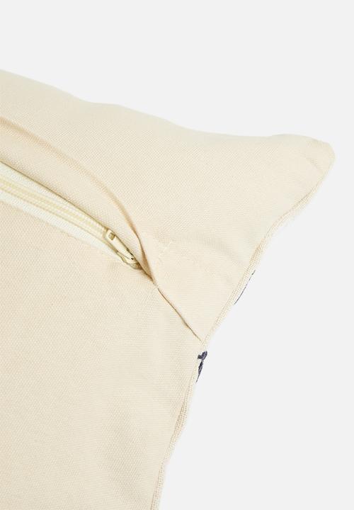Sixth Floor - Dicy tufted cushion cover - Blue