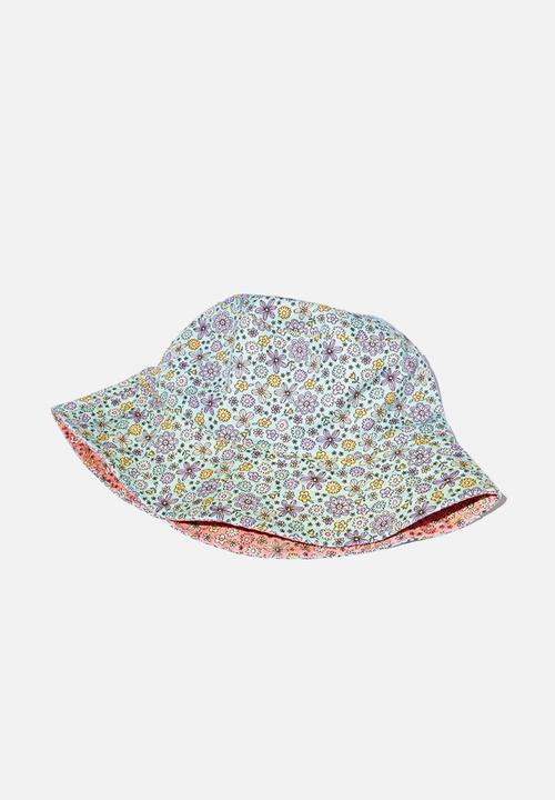 Cotton On - Kids reversible bucket hat - splice/mimi ditsy