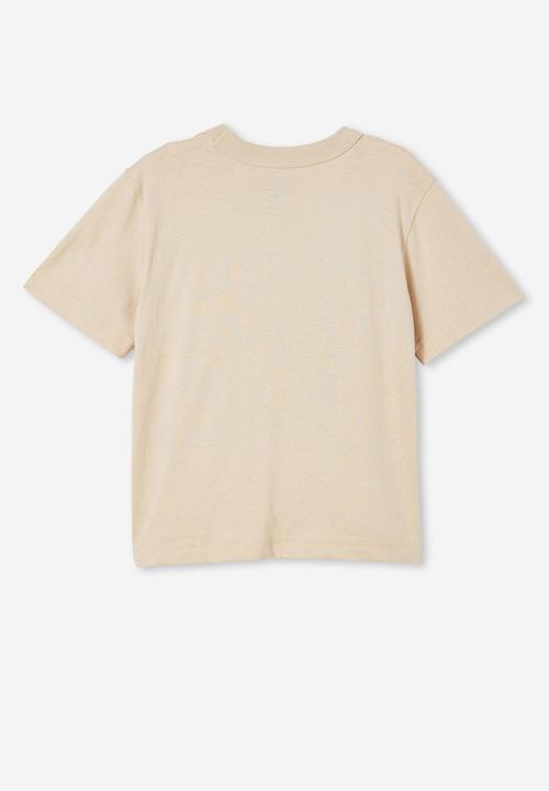 Cotton On - Jonny short sleeve graphic print tee - rainy day/just one more game