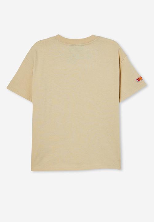 Cotton On - Hot Wheels drop shoulder short sleeve tee - rainy dayne