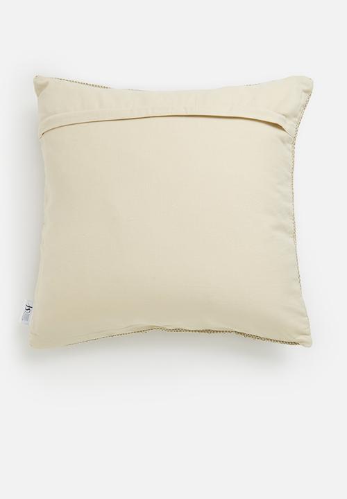 Sixth Floor - Dru woven cushion cover 60x60 - Natural