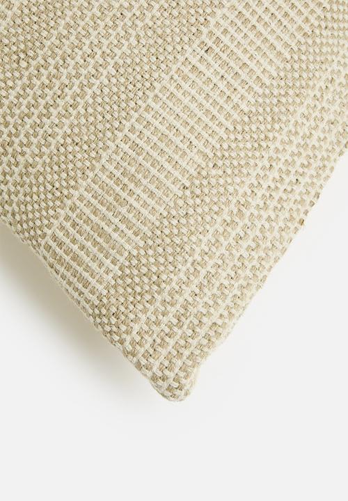 Sixth Floor - Dru woven cushion cover 60x60 - Natural