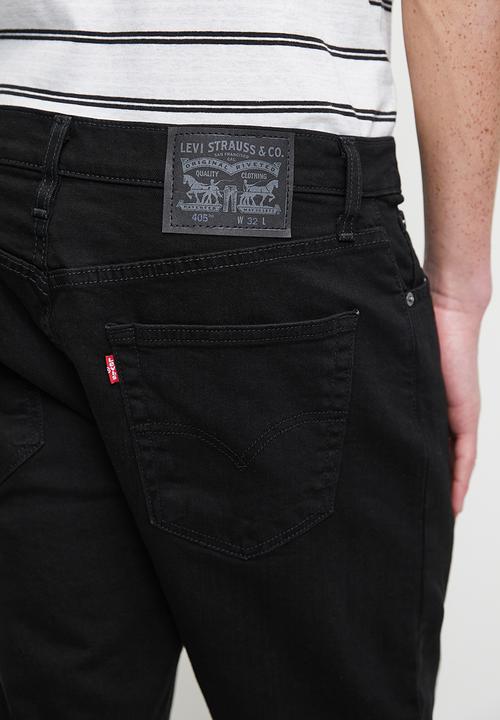 Levi’s® - 405 Standard short za - steel black adv sh