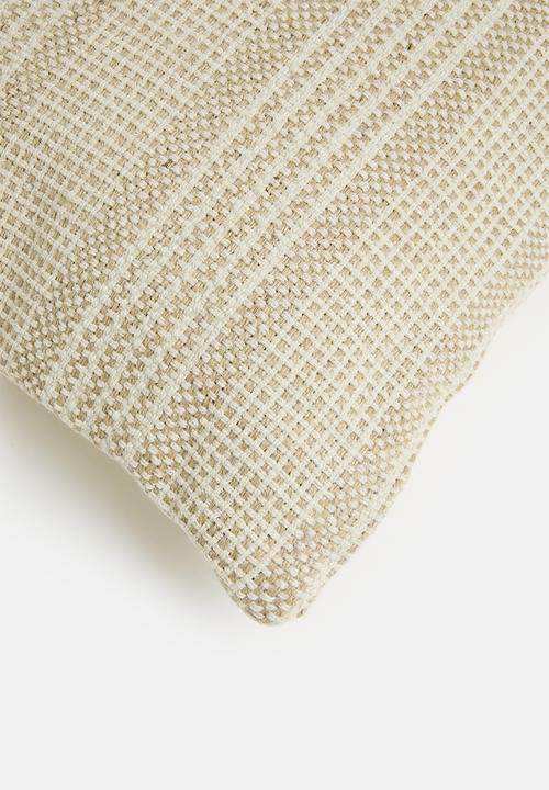 Sixth Floor - Dru woven cushion cover 40x60 - natural