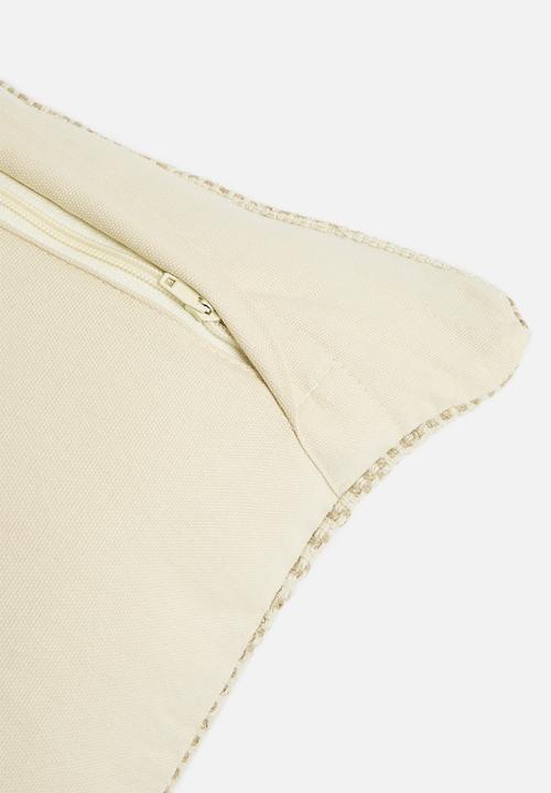 Sixth Floor - Dru woven cushion cover 40x60 - natural