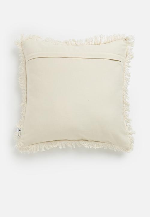 Sixth Floor - Palm woven cushion cover - natural