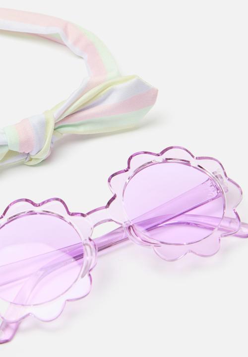 Pop Candy - Sunglass & headband set - purple
