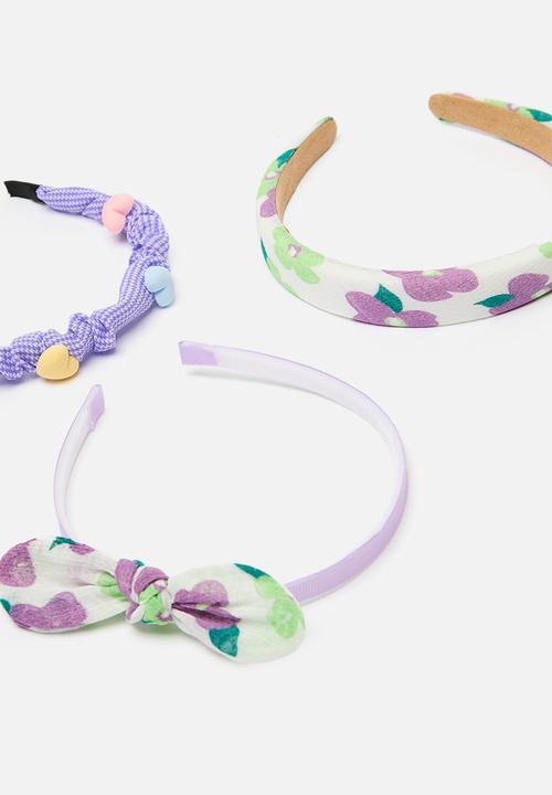 Pop Candy - 3 Pack printed headband set - multi