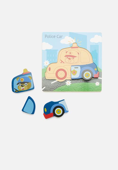 Pop Candy - Wooden frog jigsaw puzzle board - multi
