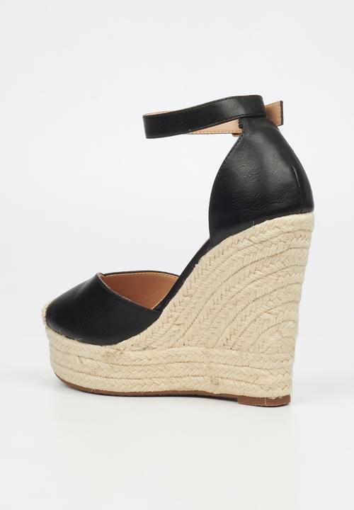 Miss Black - Moniker 6 classic espadrille - black