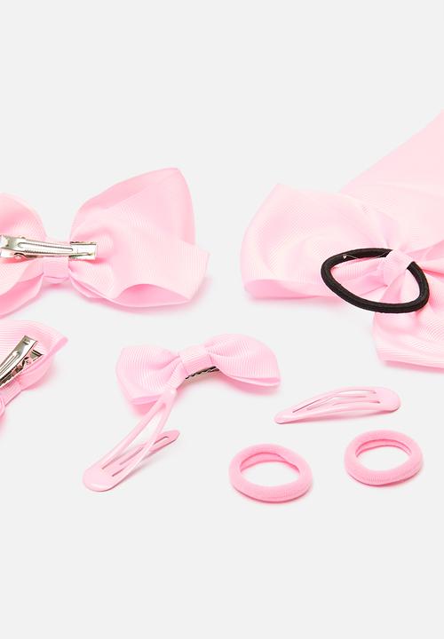 Pop Candy - Coquette bow hair set - pink