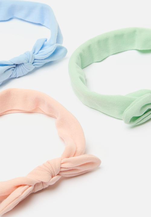 Pop Candy - 3 Pack knotted headband set - multi