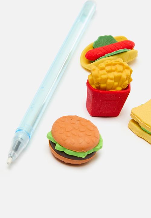 Pop Candy - Fast food stationary set - blue/multi