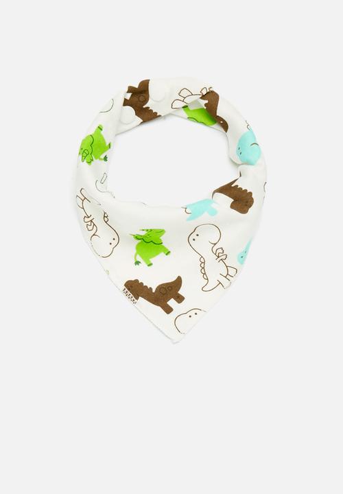 Pop Candy - 2 Pack Dino print bib - multi