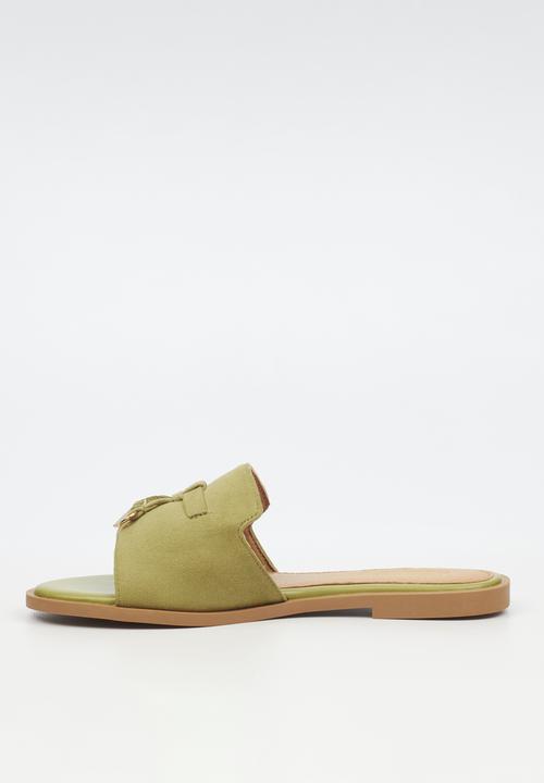 Miss Black - Cilantro 1 slip-on - green