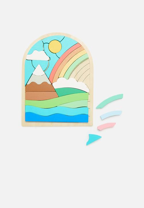 Pop Candy - Wooden jigsaw puzzle - multi