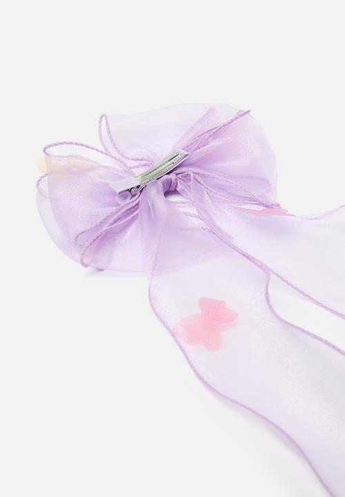 Pop Candy - Coquette bow hair clip - purple