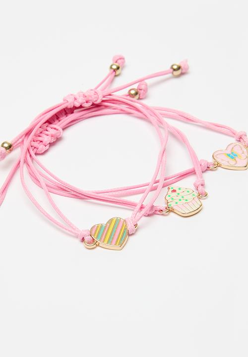 Pop Candy - Braided bracelets - pink